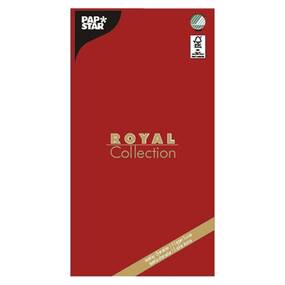 10 Stck Tissue Tischdecke, rot  ROYAL Collection  120 x...