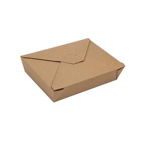 150 Stck Lunchboxen, Pappe  pure  1500 ml 15,5 x 21,5 cm...