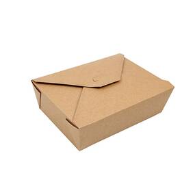 150 Stck Lunchboxen, Pappe 2000 ml 15,5 x 21,5 cm x 6,5...