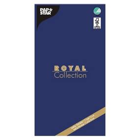 10 Stck Tissue Tischdecke, dunkelblau  ROYAL Collection...