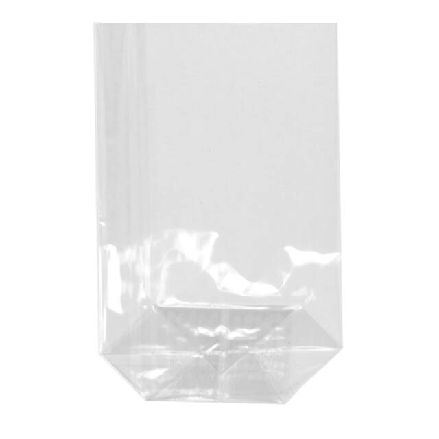 1200 Stck Bodenbeutel, PP 17,3 x 11,5 x 4 cm transparent