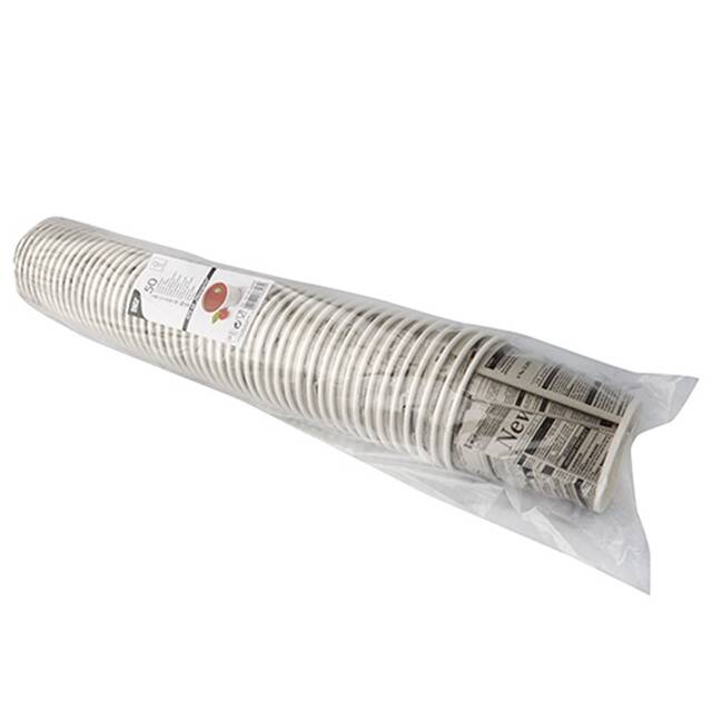 500 Stck Snackbecher  To Go , Pappe, rund 470 ml  9,9 cm  9,9 cm  Newsprint 