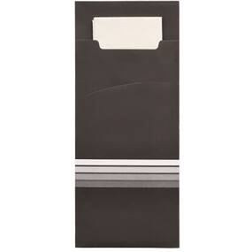 520 Stck Bestecktaschen  Stripes  schwarz/weiss, 20 x...