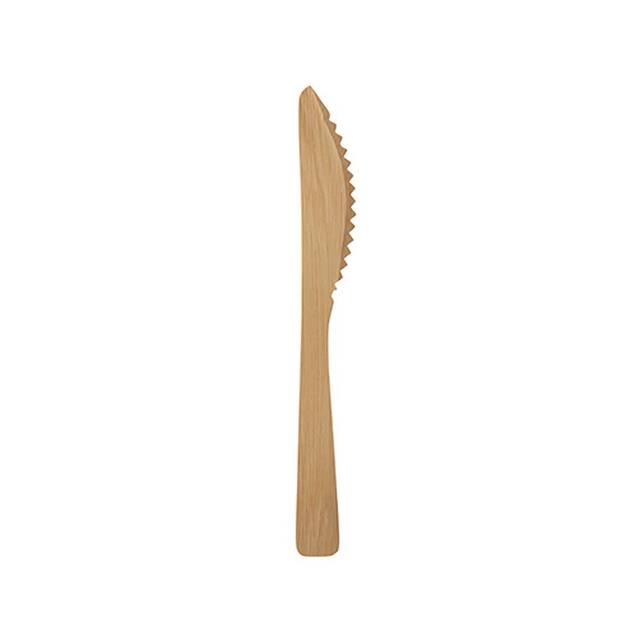 1000 Stck Bambus Messer  pure  17 cm natur