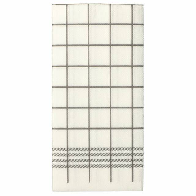 480 Stck Servietten, 2-lagig  PUNTO  1/8-Falz 39 x 40 cm grau  Kitchen Towel  mikrogeprgt